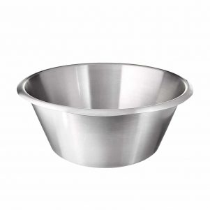 Εικόνα από Μπωλ ανάμειξης INOX, φ36xΥ16cm, 11.5Lt, επίπεδος πάτος, NF Standard, Matfer