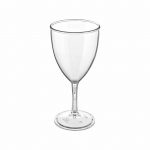 eikona apo Ποτήρι κρασιού πλαστικό PC (Policarbonate), διάφανο, 280ml