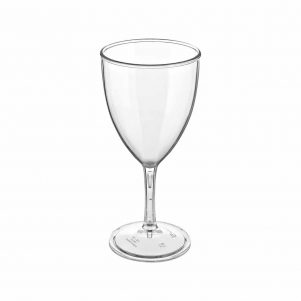 eikona apo Ποτήρι κρασιού πλαστικό PC (Policarbonate), διάφανο, 280ml