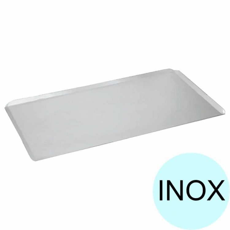 eikona apo Δίσκος Ζαχαροπλαστικής INOX (0.8mm) 40x60cm