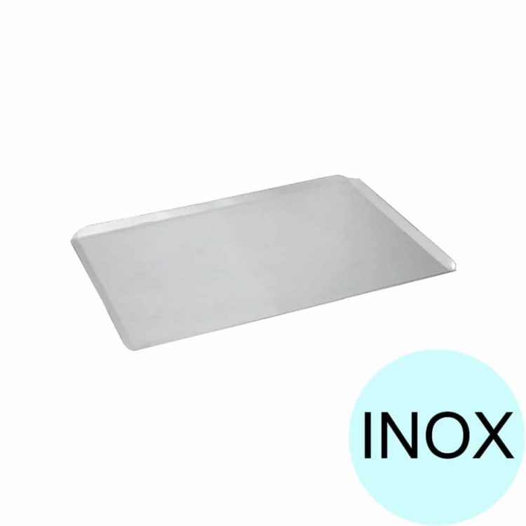 eikona apo Δίσκος Ζαχαροπλαστικής INOX (0.8mm) 33x40cm