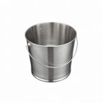 Εικόνα από Ανοξείδωτος κουβάς / μεζούρα, SS201, 8Lt, φ25xΥ25cm, με ενισχυμένη βάση