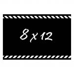 Πακέτο 12 αυτοκόλλητα επανεγγράψιμες κάρτες, 8x12cm