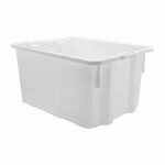 Εικόνα από Λεκάνη PEHD φύλαξης/μεταφοράς τροφίμων 50Lt στοιβαζόμενη 55x43x31cm SSS Ιταλίας