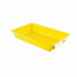 Εικόνα από Δοχείο αποθήκευσης HACCP 35Lt (60x40x23cm) Gilac με καπάκι -40/+90°C κίτρινο