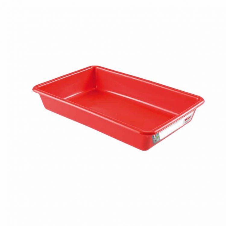 Εικόνα από Δοχείο αποθήκευσης HACCP 5Lt (43.7x28.5x7.5cm) Gilac -40/+90°C κόκκινο