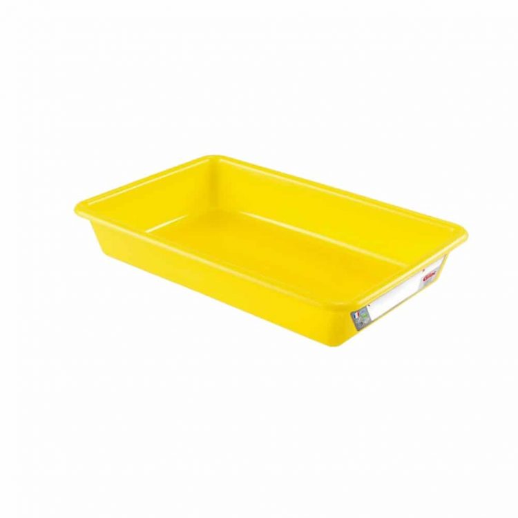 Εικόνα από Δοχείο αποθήκευσης HACCP 5Lt (43.7x28.5x7.5cm) Gilac -40/+90°C κίτρινο