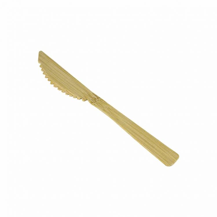 Ξύλινο μαχαίρι Bamboo 16.5cm πολύ σκληρό βιοδιασπώμενο Σετ των 100 τεμαχίων