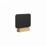 Εικόνα από Σετ 4 τεμ Επιτραπέζιες σημάνσεις 7.5x9x2cm με ξύλινη βάση Securit