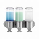 εικονα απο Τριπλός Διανεμητής μπάνιου, INOX, 3x444ml, εξαιρετικής ποιότητας & αισθητικής, SIMPLE HUMAN