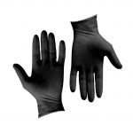 Εικόνα από Σετ 100τεμ γάντια ΜΑΥΡΑ Νιτριλίου χωρίς πούδρα - LARGE