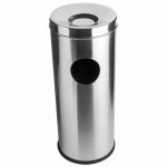 Σταχτοδοχείο δαπέδου inox με εσωτερικό πλαστικό κάδο 25/60cm GTSA