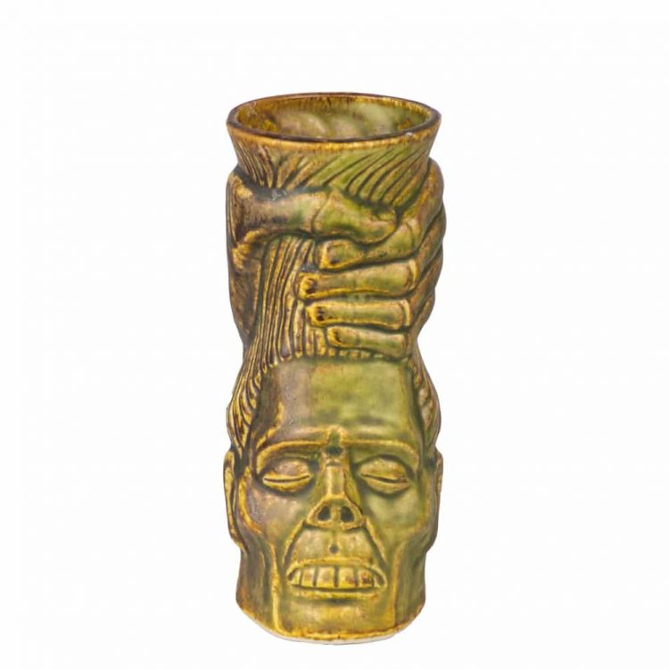 eikonaapoΚούπα Tiki 44cl, φ6.4x17cm, καφέ, Πορσελάνης, Ελληνικής κατασκευής