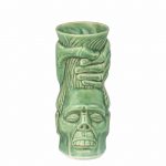 EIKONAAPOΚούπα Tiki 44cl, φ6.4x17cm, τιρκουάζ, Πορσελάνης, Ελληνικής κατασκευής