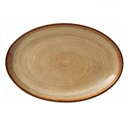 Πιάτο επίπεδο με RIM λευκό Φ27cm GTSA Σετ των 6 τεμαχίων