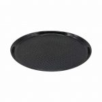 eikonaapoΔίσκος αντιολισθητικός, φ35cm, Πλαστικός, Οικονομικός, μαύρος