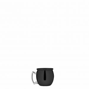 Εικόνα από Κούπα/Μεζούρα μαύρη με ασημί χερούλι 6cl φ4.6xΥ4.5cm Lumian