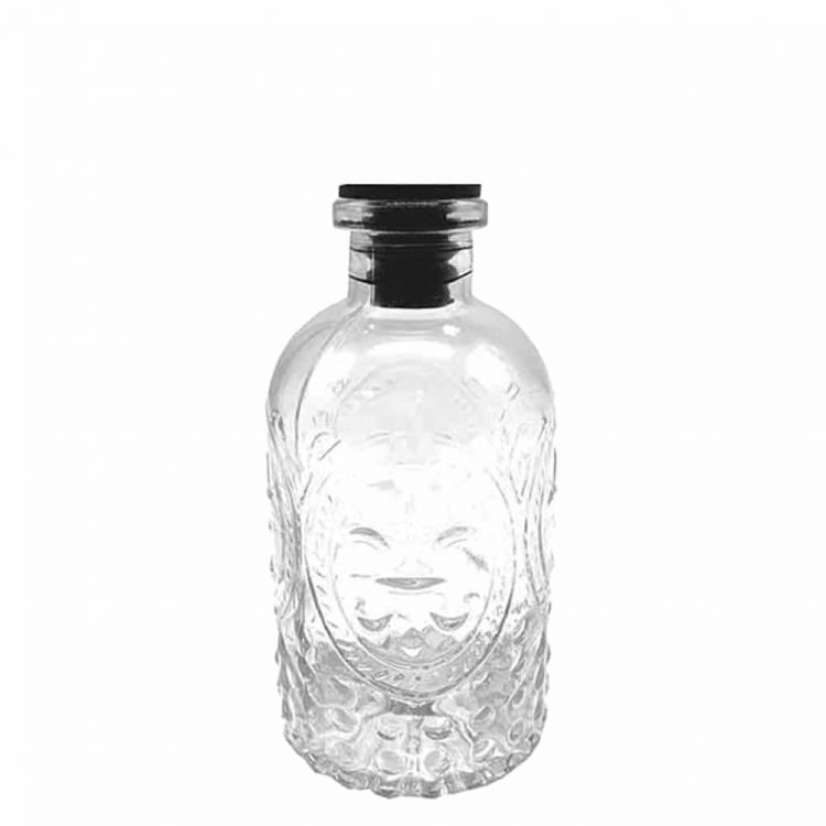Εικόνα από Μπουκάλι σκαλιστό Dash Bottle 25cl στρογγυλό με πώμα φελλό (χωρίς pourer)