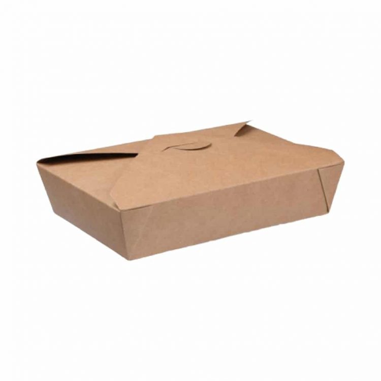 Χάρτινo κουτί Kraft (φάκελος) 17x14.5xΥ7cm μιας χρήσης Σετ των 50 τεμαχίων