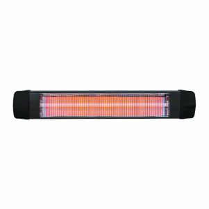 Εικόνα από Ηλεκτρικό θερμαντικό Infrared 3000W IP20 με θερμοστάτη Θερμάστρα – σόμπα χαλαζία με λάμπα infrared, επιτοίχια. Βαθμός στεγανοποίησης IP20. Με θερμοστάτη για την ρύθμιση της θερμοκρασίας. Διαστάσεις : 11.5x40x30cm. Βάρος : 3.8Kg.