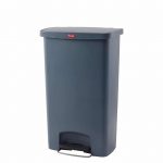 Εικόνα από Κάδος πλαστικός με πεντάλ SVELTE ενισχυμένος 68Lt TRUST 50x31.1x80.3cm γκρι