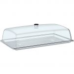 Κάλυμμα (καπάκι) ύψους 15cm, πλαστικό PC για δίσκο GN1/1, διάφανο (ο δίσκος ΔΕΝ περιλαμβάνεται)