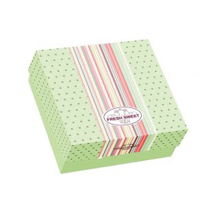 Κουτί ζαχαροπλαστικής μεταλιζέ FRESH No 28