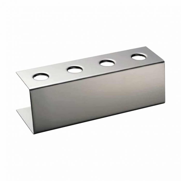 Εικόνα από Χωνοστάτηs 4 θέσεων 9.5x27xΥ8.5cm INOX 18/10 (πάχος 1.5mm)