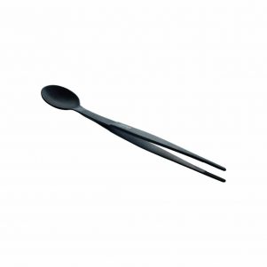 εικόνα από Λαβίδα degustation διπλή 17 (Τasting spoon & λαβίδα), INOX, μαύρη, TRIANGLE