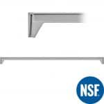 Δοκίδα ατσάλινη με επικάλυψη PP μήκους 1825mm Σετ των 2 τεμαχίων