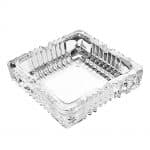 εικόνα από Γυάλινo Σταχτοδοχείο τετράγωνο, σκαλιστό, γίγας, 17x17x3.5cm