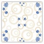 ΤΡΑΠΕΖΟΜΑΝΤΗΛΟ 100x100 σχέδιο κοχύλια