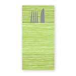 εικόνα από ΠΑΚΕΤΟ 40 Χαρτοπετσέτες Airlaid "Quick Pocket" napkins 40x40 Millerighe φυστική, FATO Ιταλίας