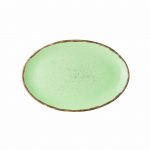 εικόνα από Πιάτο Οβαλ πορσελάνης, 31cm, Πράσινο ανοιχτό, σειρά 360, LUKANDA