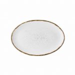 εικόνα από Πιάτο Οβαλ πορσελάνης, 31cm, Λευκό, σειρά 360, LUKANDA