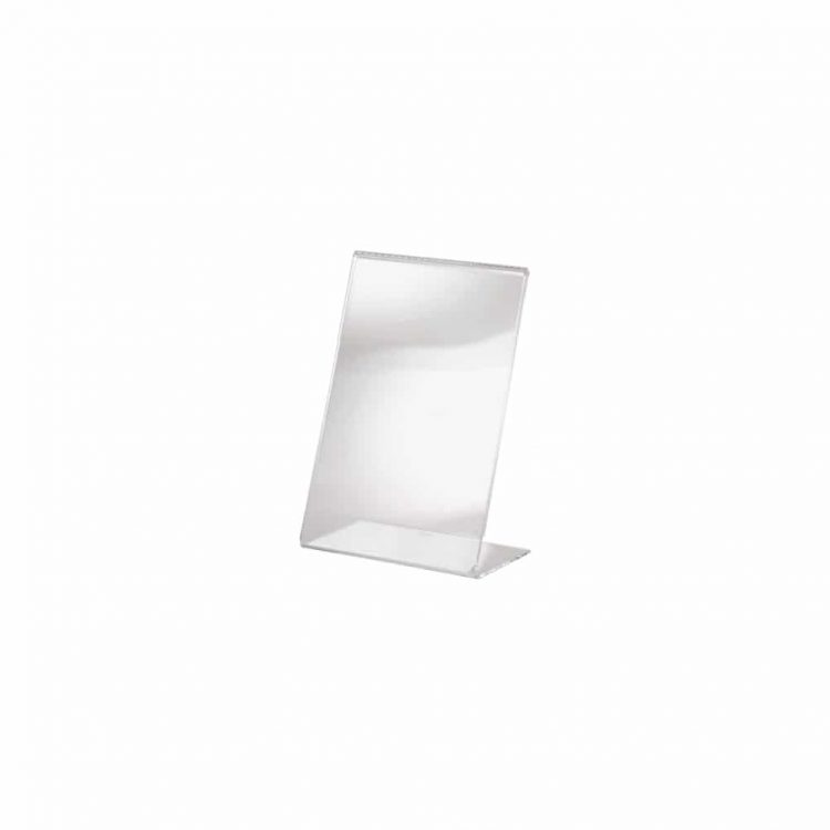 εικόνα από Θήκη Plexi Glass μίας όψης (σχήμα L), 13xΥ18cm (A5)