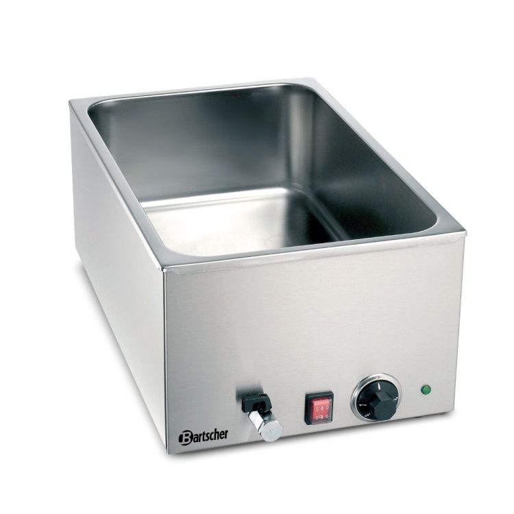 Bain Marie μονό για GN 1/1 με βρυσάκι απορρόης