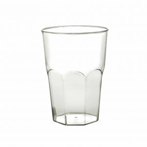 Πλαστικό ποτήρι PS μίας χρήσης 40cl διαφανές Σετ των 20 τεμαχίων