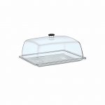 εικόνα από Κάλυμμα (καπάκι) ύψους 15cm, πλαστικό PC για δίσκο GN1/2, διάφανο (ο δίσκος ΔΕΝ περιλαμβάνεται)