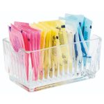 Ζαχαροθήκη ακρυλική για φακελάκια ζάχαρης 11x6,6/5,4cm-GTSA