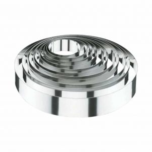 Εικόνα από Τσέρκι στρογγυλό INOX 18/c(0.5mm) φ24x5cm