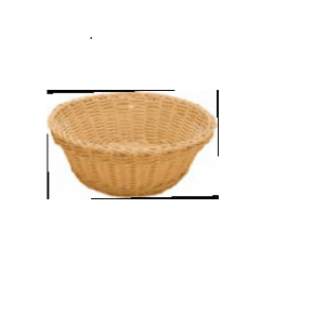 Εικόνα από ψωμιέρα στρογγυλή – 22 cm x 8 cm gtsa