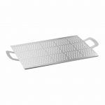 Εικόνα από Δίσκος Σερβιρίσματος & επιφάνεια κοπής, διάτρητος, 25x40cm, Αλουμινίου
