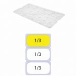 Ikona apo Σχάρα στραγγίσματος PP για Δοχεία Τροφίμων, GN1/3 (176 x 325mm)