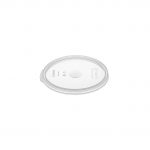 Ikona apo Καπάκι PP για δοχεία τροφίμων PC, 2.1Lt & 4.2Lt, Διάφανο, Στρογγυλό