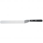 Ikona apo Σπάτουλα/Παλέτα Σπαστή ζαχαροπλαστικής, εύκαμπτη, λάμα 3,4x30/35cm, Μαύρη, Σειρά CREME, Pirge