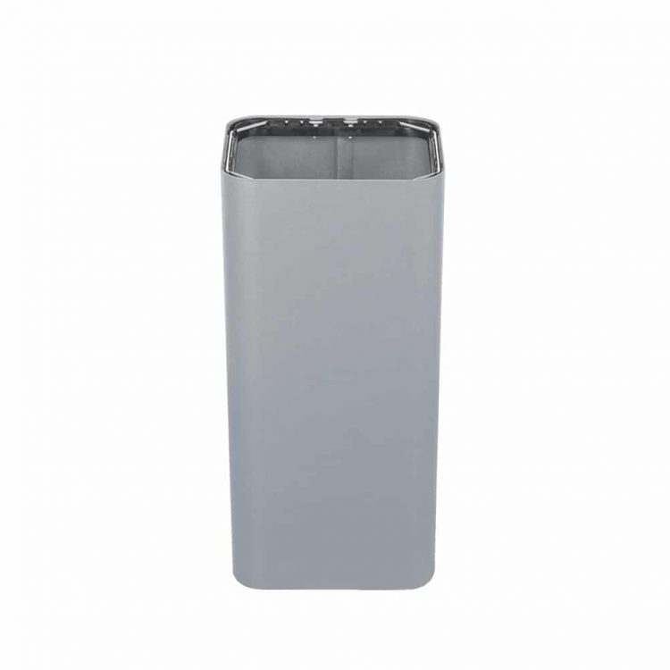 Ikona apo Κάδος INOX (μόνο το σώμα χωρίς κάλυμμα) 50L, 30x30xΥ65cm, Γκρι, Stil-Casa Italy