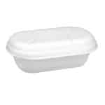 Σκεύος Παγωτού για 1500gr (XL) με καπάκι, λευκό, Ιταλίας - Σετ των 52 τεμαχίων.