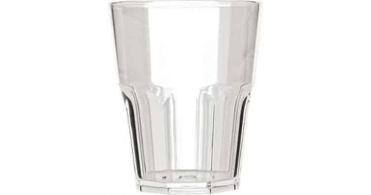 εικονααποΠλαστικό ποτήρι SAN πισίνας 4cl διαφανές Μπορεί να πληθεί σε πλυντήριο πιάτων ή στο χέρι. Άθραυστο και ελαφρύ. Ιδανικό για πισίνες και παραλίες. Φ.4,6 cm x 5,5 cm ύψος. Κατασκευάζεται από την GOLD-PLAST Ιταλίας. Η χωρητικότητα αναφέρεται μέχρι το χείλος του ποτηριού