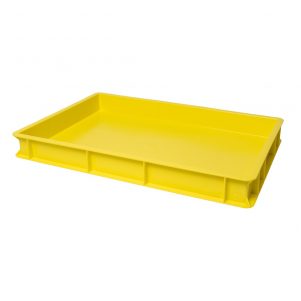 Ikona apo Κουτί ζύμης PEHD, 60x40x7cm, κίτρινο, Ιταλίας